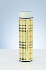 Classic Plaid Charm Thermal Bottle: Keep Your Warmth in Style