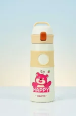 Happy Squirrel Kids Insulated Water Bottle / Thermos (Straw Lid) - Image 3