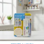 'Complete Watercolor Pigment Set CAISHIJII Kids – 10-Piece Creative Kit with Shark Coloring Cards