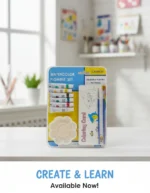 'Complete Watercolor Pigment Set CAISHIJII Kids – 10-Piece Creative Kit with Shark Coloring Cards - Image 2