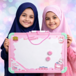 Adorable Kids Magnetic Whiteboard with cute bunny design 🐰 Perfect for drawing, writing & fun learning at home or school 🎨✏️